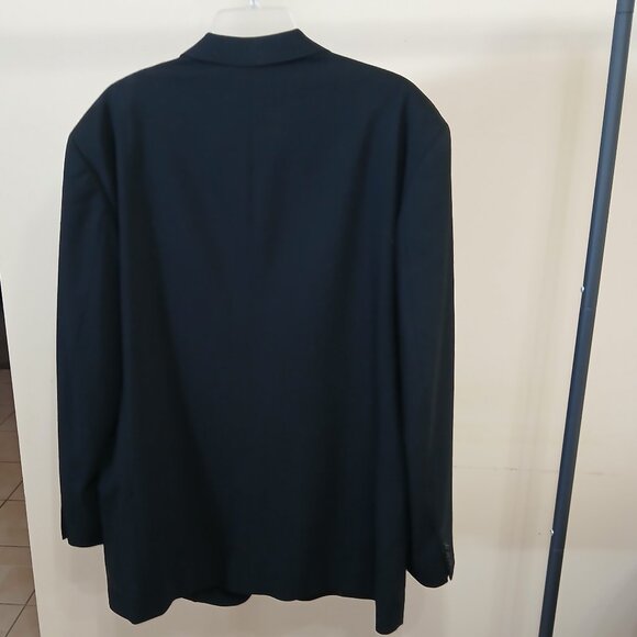 Jacobson's Mens 100% Wool Size 46T Black Suit Jacket - Picture 4 of 8
